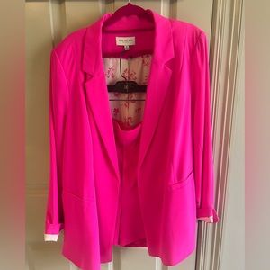 Barbie pink Blazer/short set.   Blazer is size XL & shorts are a size L